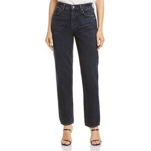 GRLFRND The Helena High Rise Straight Leg Jeans Blue Size 27 NWT